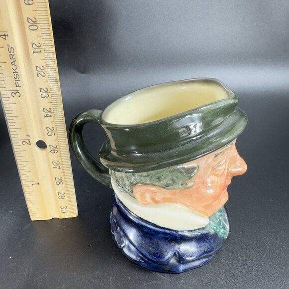 Royal Doulton Captain Cuttle Toby Jug Creamer Fine Porcelain Small Pitcher VTG - Picture 5 of 14
